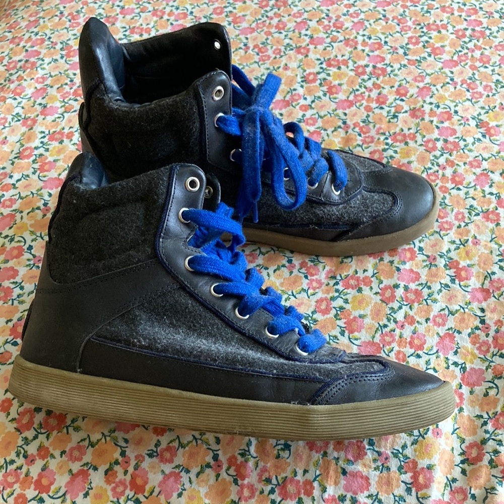 Tory burch high top Evelin fashion sneakers sz 7.5